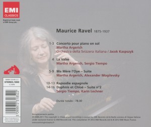 CONCERTO EL SOL/LA VALSE/MA MERE L'OYE<br/><h5>Megjelenés: 2012-12-13</h5>