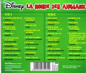 DISNEY, LA RONDE DES ANIMA<br/><h5>Megjelenés: 2013-02-25</h5>