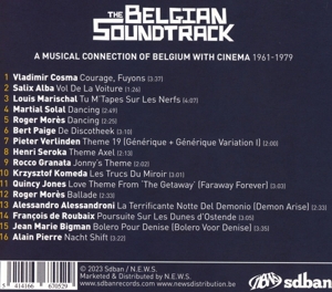 BELGIAN SOUNDTRACK : A MUSICAL CONNECTION OF BELGIUM WITH CINEMA (1961 -1979)<br/><h5>Megjelenés: 2023-09-29</h5>