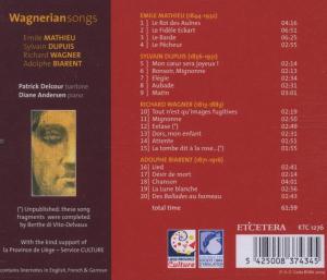 WAGNERIAN SONGS<br/><h5>Megjelenés: 2014-10-10</h5>