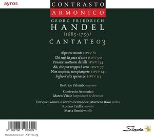 HANDEL CANTATE 03<br/><h5>Megjelenés: 2019-05-03</h5>