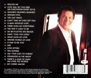 RELEASE ME - THE BEST OF ENGELBERT HUMPERDINCK<br/><h5>Megjelenés: 2012-06-14</h5>