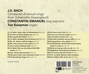 SINGS FROM SCHEMELLIS GESANGBUCH J.S. BACH<br/><h5>Megjelenés: 2015-01-28</h5>