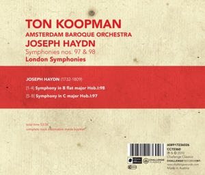 LONDON SYMPHONIES 97 & 98<br/><h5>Megjelenés: 2010-04-14</h5>