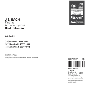 PARTITAS FOR SAXOPHONE<br/><h5>Megjelenés: 2014-10-07</h5>