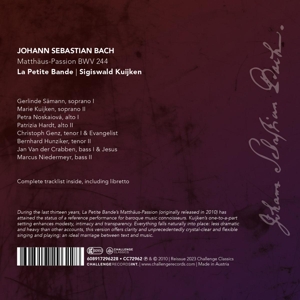 MATTHAUS-PASSION - BWV 244<br/><h5>Megjelenés: 2023-03-24</h5>