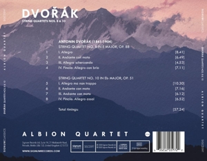 DVORAK STRING QUARTETS NOS.8 & 10<br/><h5>Megjelenés: 2020-02-07</h5>