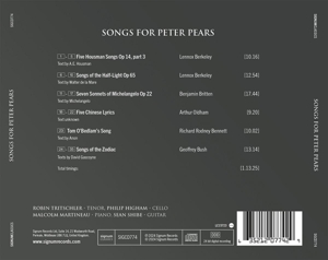 SONGS FOR PETER PEARS<br/><h5>Megjelenés: 2024-06-14</h5>