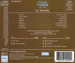 LA TRAVIATA -COMPLETE-<br/><h5>Megjelenés: 2001-05-31</h5>