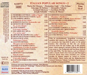 ITALIAN POPULAR SONGS 2<br/><h5>Megjelenés: 2006-07-06</h5>