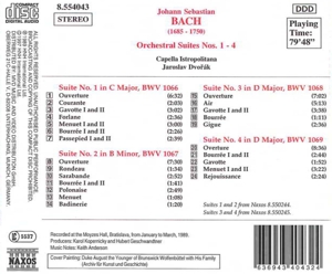 ORCHESTRAL SUITES 1/4<br/><h5>Megjelenés: 1998-03-05</h5>