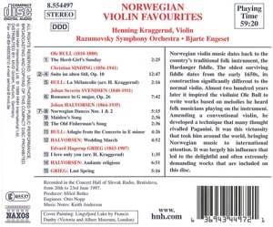 NORWEGIAN VIOLIN FAVOURIT<br/><h5>Megjelenés: 2000-04-18</h5>