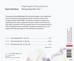 HOLMBOE: STRING QUARTETS VOL.1<br/><h5>Megjelenés: 2021-01-01</h5>