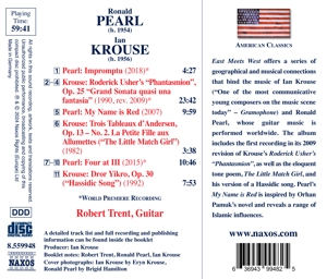 PEARL & KROUSE: EAST MEETS WEST - SOLO GUITAR WORKS<br/><h5>Megjelenés: 2024-08-23</h5>