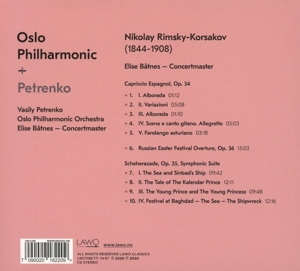 NIKOLAY RIMSKY-KORSAKOV: CAPRICCIO ESPAGNOL OP.34/RUSSI<br/><h5>Megjelenés: 2020-06-05</h5>