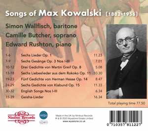 SONGS OF MAX KOWALSKI<br/><h5>Megjelenés: 2023-05-05</h5>