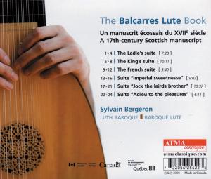 BALCARRES LUTE BOOK<br/><h5>Megjelenés: 2008-05-27</h5>