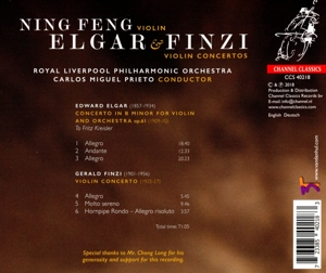 ELGAR & FINZI VIOLIN CONCERTOS<br/><h5>Megjelenés: 2018-11-01</h5>