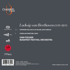 LUDWIG VAN BEETHOVEN: SYMPHONY NO. 3 EROICA & CORIOLAN OVERTURE<br/><h5>Megjelenés: 2024-04-12</h5>