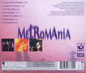 METROMANIA<br/><h5>Megjelenés: 2005-02-17</h5>