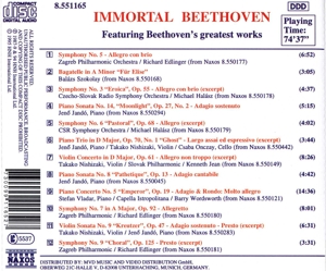 IMMORTAL BEETHOVEN<br/><h5>Megjelenés: 2009-05-18</h5>