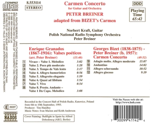 CARMEN CONCERTO FOR GUITA<br/><h5>Megjelenés: 1998-03-05</h5>