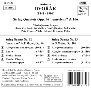 STRING QUARTETS OP.96/106<br/><h5>Megjelenés: 1997-11-26</h5>