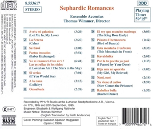 SEPHARDIC ROMANCES<br/><h5>Megjelenés: 1997-12-11</h5>