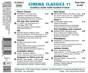 CINEMA CLASSICS VOL.11<br/><h5>Megjelenés: 1999-09-01</h5>