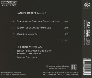 CONCERTO FOR CELLO & ORCHESTRA OP.22<br/><h5>Megjelenés: 2012-12-13</h5>