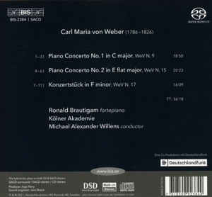 WEBER: COMPLETE WORKS FOR PIANO & ORCHESTRA<br/><h5>Megjelenés: 2021-03-05</h5>