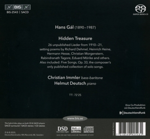 HIDDEN TREASURE: HANS GAL'S UNPUBLISHED LIEDER<br/><h5>Megjelenés: 2021-01-01</h5>