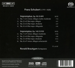 SCHUBERT: IMPROMPTUS D899 & 935<br/><h5>Megjelenés: 2023-09-22</h5>