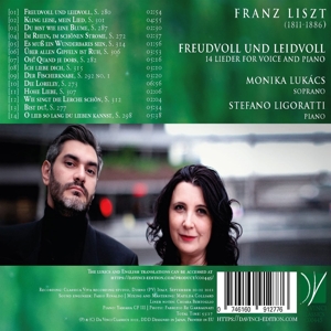 LISZT: FREUDVOLL UND LEIDVOLL, 14 LIEDER FOR SOPRANO AND PIANO<br/><h5>Megjelenés: 2021-11-26</h5>