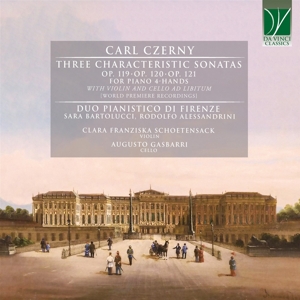 CZERNY: THREE CHARACTERISTIC SONATAS<br/><h5>Megjelenés: 2022-08-26</h5>