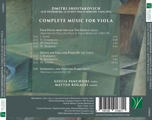 SHOSTAKOVICH: COMPLETE MUSIC FOR VIOLA<br/><h5>Megjelenés: 2024-04-26</h5>