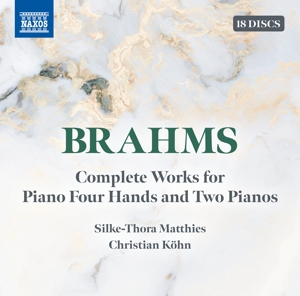 BRAHMS: COMPLETE WORKS FOR PIANO FOUR HANDS & 2 PIANOS<br/><h5>Megjelenés: 2022-06-24</h5>