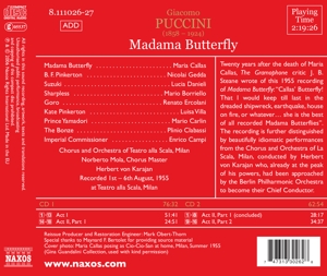 MADAMA BUTTERFLY (1955 RE<br/><h5>Megjelenés: 2006-08-03</h5>