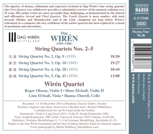 STRING QUARTETS NOS. 2-5<br/><h5>Megjelenés: 2018-11-01</h5>