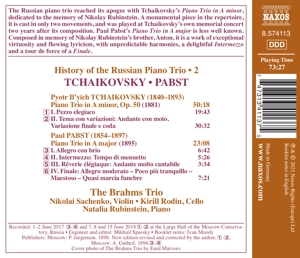 HISTORY OF THE RUSSIAN PIANO TRIO, VOL. 2<br/><h5>Megjelenés: 2021-01-29</h5>