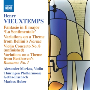 VIEUXTEMPS: FANTASIE IN E MAJOR LA SENTIMENTALE<br/><h5>Megjelenés: 2022-08-26</h5>