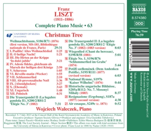 LISZT: COMPLETE PIANO MUSIC, VOL. 63 - CHRISTMAS TREE<br/><h5>Megjelenés: 2024-09-27</h5>