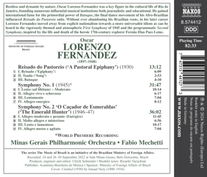 OSCAR LORENZO FERNANDEZ: SYMPHONIES NOS. 1 & 2 - REISADO DO PASTOREIO<br/><h5>Megjelenés: 2024-06-07</h5>