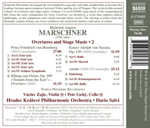 MARSCHNER: OVERTURES AND STAGE MUSIC, VOL. 2<br/><h5>Megjelenés: 2023-10-27</h5>