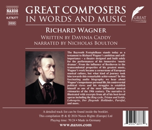 GREAT COMPOSERS IN WORDS AND MUSIC: WAGNER<br/><h5>Megjelenés: 2024-05-03</h5>