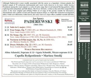 PADEREWSKI SONGS AND SONGS AND MELODIES<br/><h5>Megjelenés: 2021-09-03</h5>