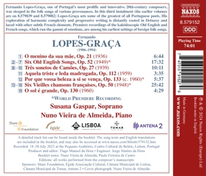 FERNANDO LOPES-GRACA: SONGS AND FOLK SONGS, VOL. 3<br/><h5>Megjelenés: 2024-03-01</h5>