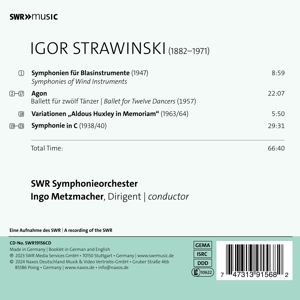 STRAVINSKY: ORCHESTRAL WORKS<br/><h5>Megjelenés: 2024-09-06</h5>