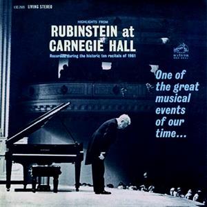 HIGHLIGHTS FROM RUBINSTEIN AT CARNEGIE HALL<br/><h5>Megjelenés: 2023-07-14</h5>