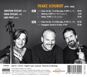 SCHUBERT: PIANO TRIOS/NOTTURNO/RONDO/ARPEGGIONE SONATA<br/><h5>Megjelenés: 2023-03-03</h5>